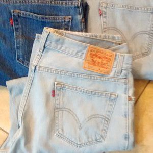 Levi's 560 36/30 3 pairs